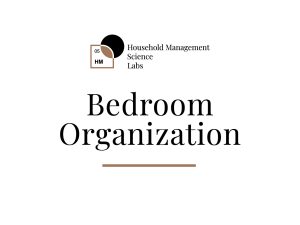 Bedroom-organization