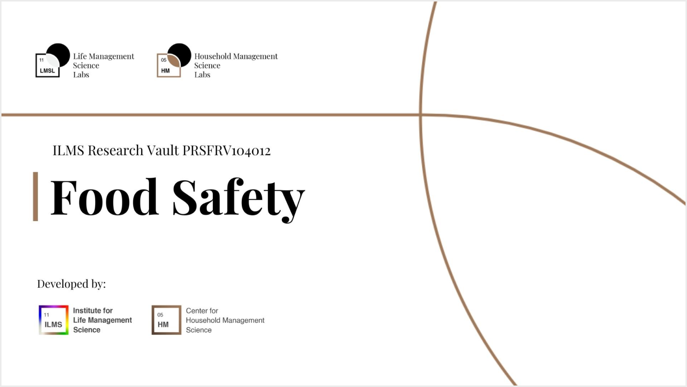 Food safety ilms research vault life management science labs