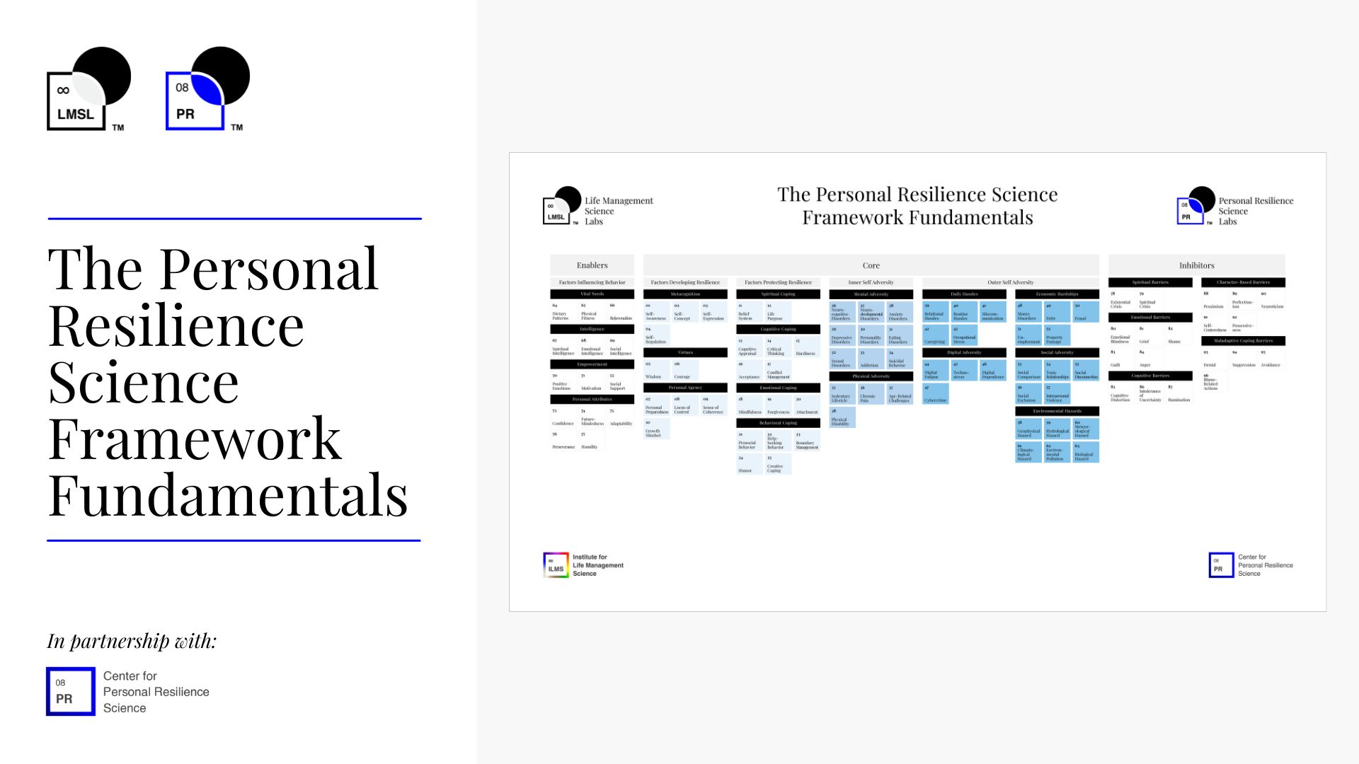 The Personal Resilience Science Framework Fundamentals