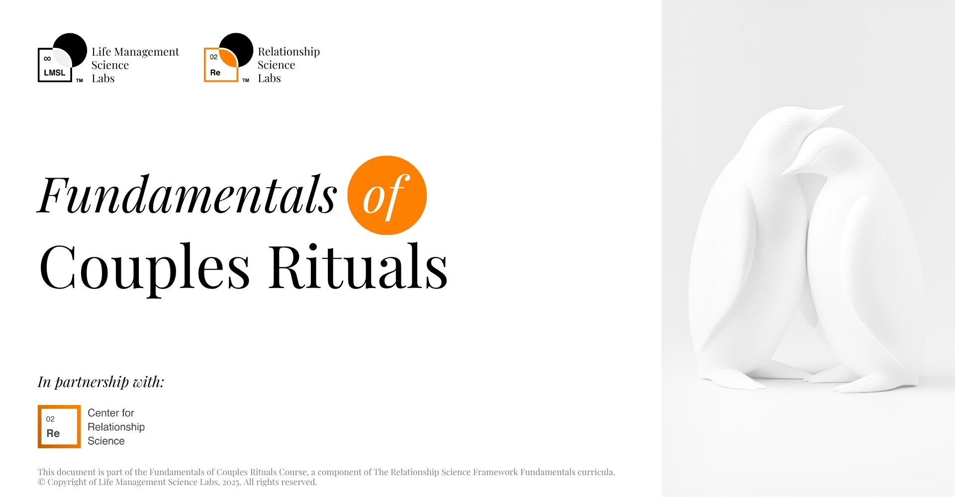 Fundamentals of Couples' Rituals