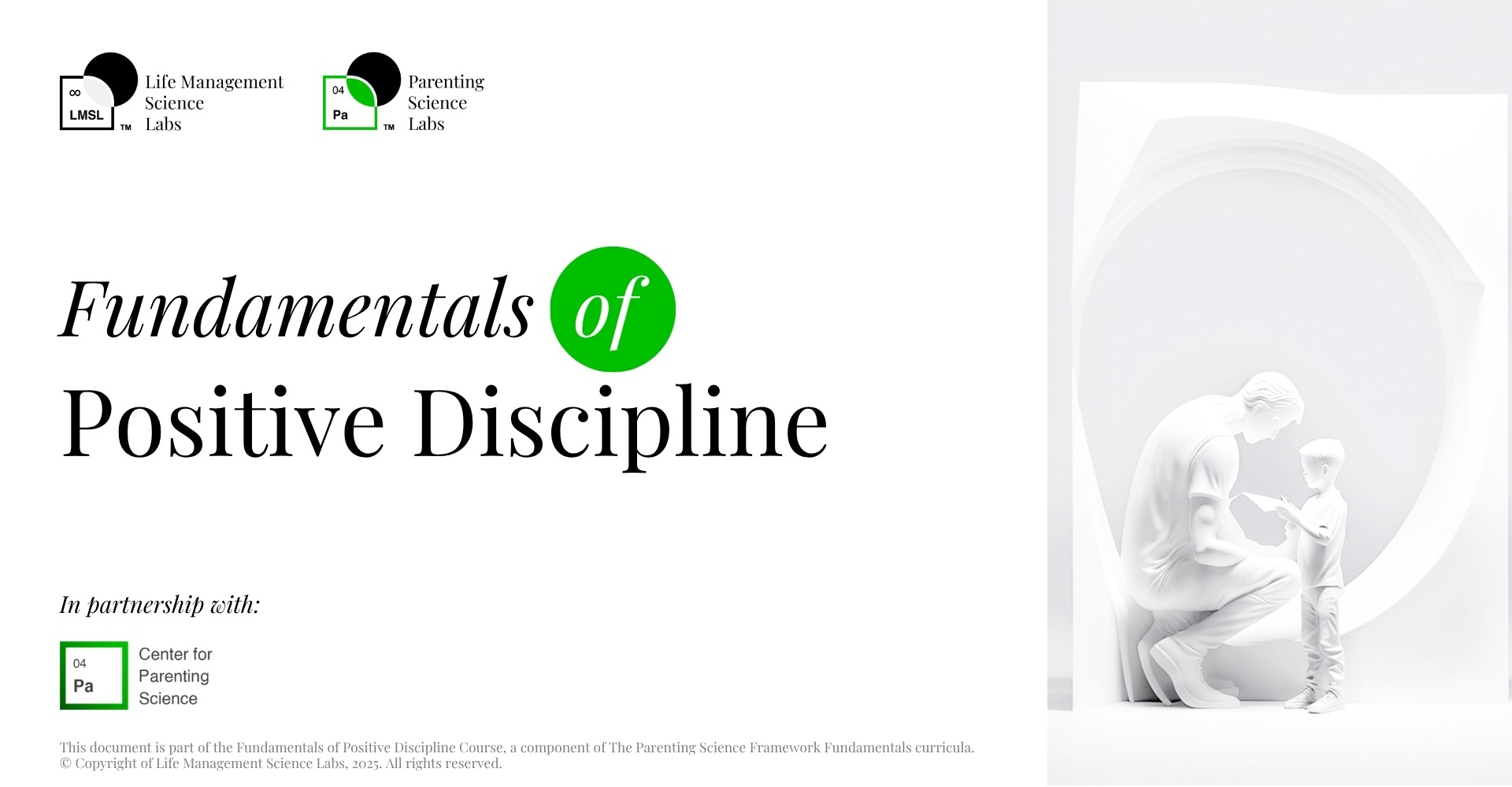 Fundamentals of Positive Discipline