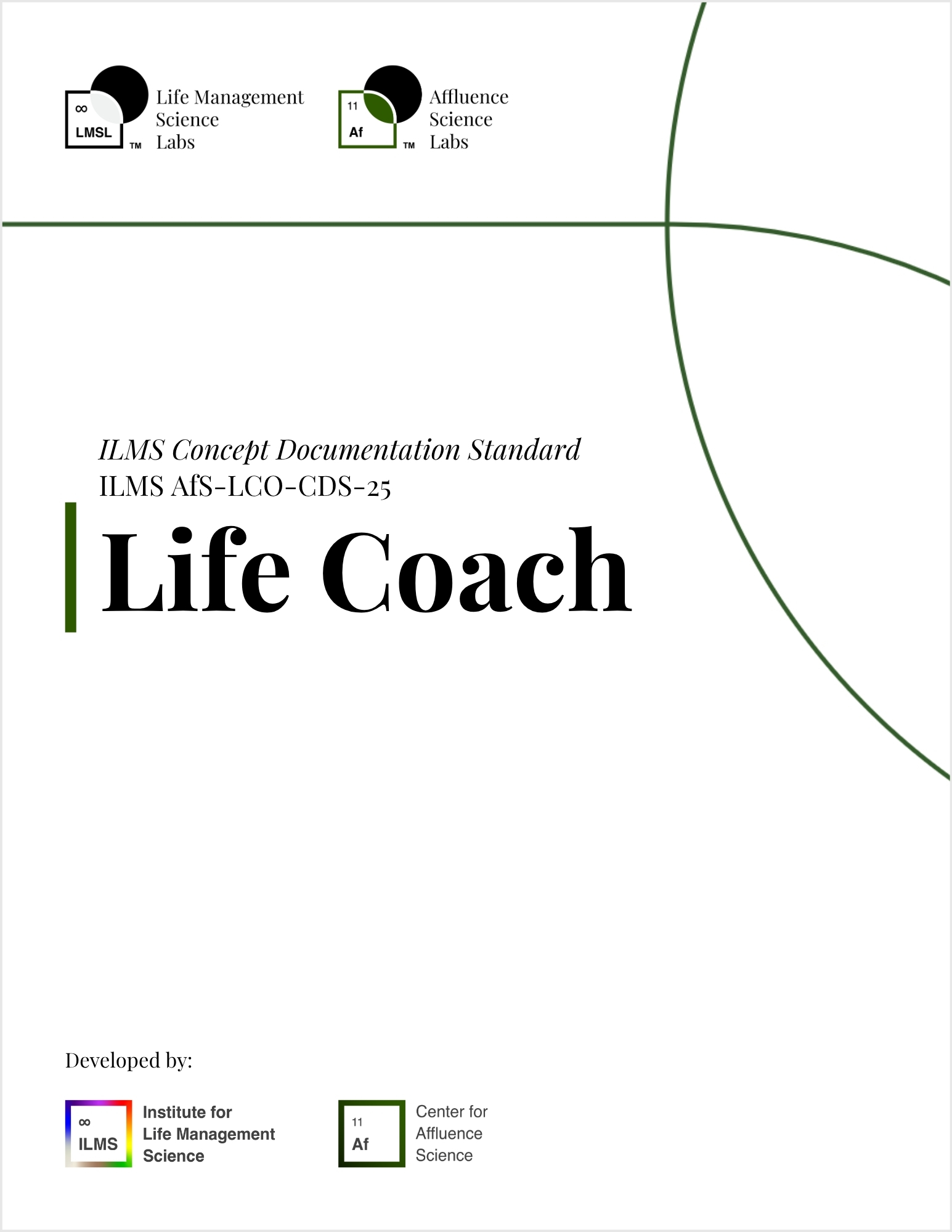Life Coach ILMS Concept Documentation Standard